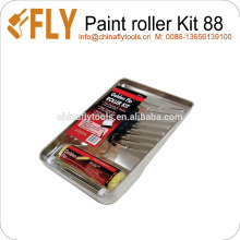 Kit de rolo de pintura resistente de 3 peças